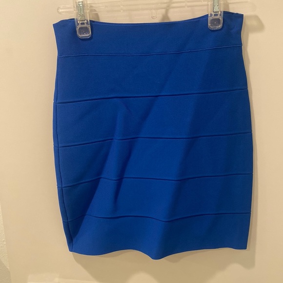 Blue midi skirt - Picture 1 of 2